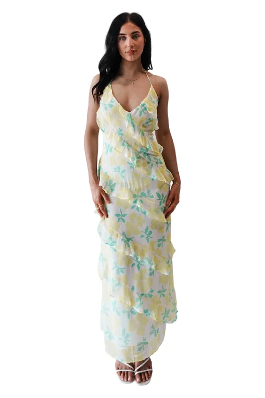 Midi dresses with keyhole backs for a flirty and unexpected detail Jenelle Floral Midi Dress Midi dresses with keyhole backs for a flirty and unexpected detail Jenelle Floral Midi Dress