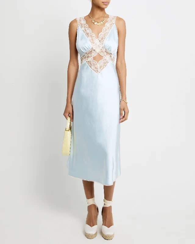 Midi dresses with satin - finish fabrics for a luxurious feel Clarise Dress