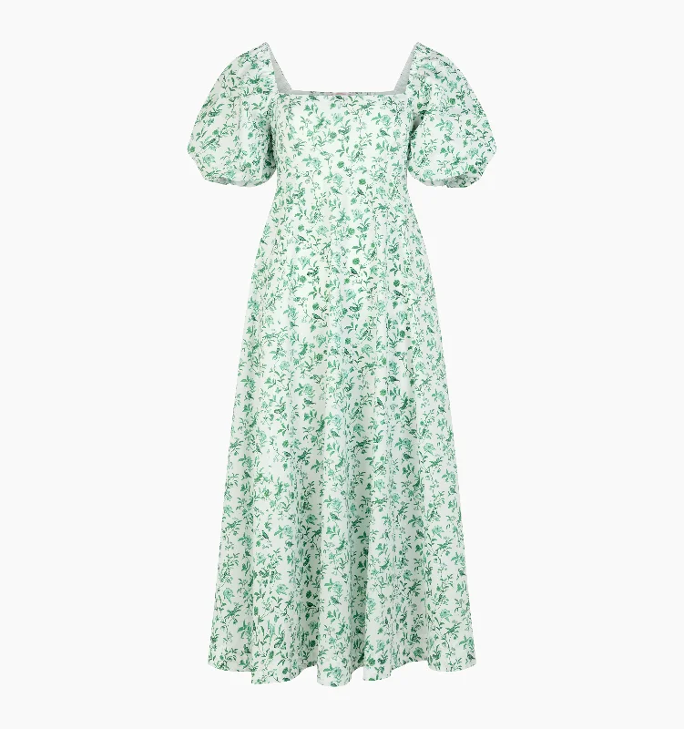 Green Bird Floral