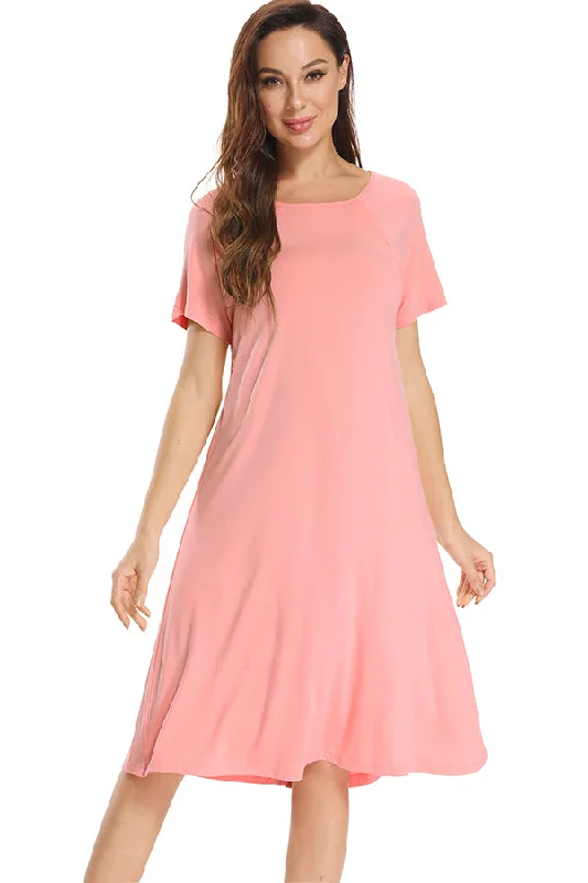 Mini dresses with tiered skirts for added volume Pregnancy Snap Button Breastfeeding Sleep Nightgown Mini dresses with tiered skirts for added volume Pregnancy Snap Button Breastfeeding Sleep Nightgown