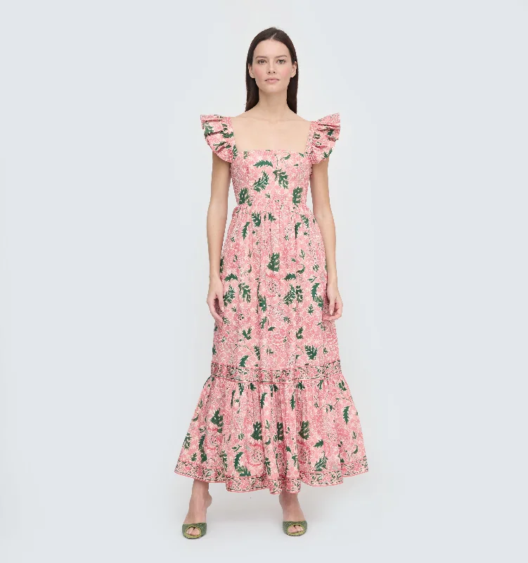 Mini dresses with abstract prints for an artistic look The Pippa Dress - Rose Calico Trellis Mini dresses with abstract prints for an artistic look The Pippa Dress - Rose Calico Trellis