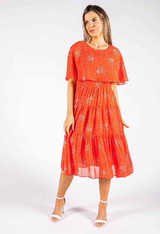 Midi dresses with abstract art prints for an artistic statement Mini Polka Dot Tiered Midi Dress Midi dresses with abstract art prints for an artistic statement Mini Polka Dot Tiered Midi Dress