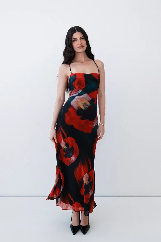 Midi dresses with animal prints for a bold and confident appearance Blair Floral Midi Dress Midi dresses with animal prints for a bold and confident appearance Blair Floral Midi Dress