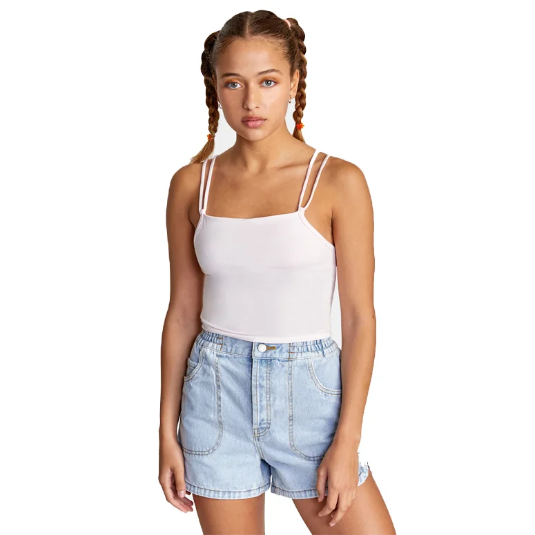 Plus Size Women's Cargo Pants with Multiple Pockets for HikingCanary Cami Top