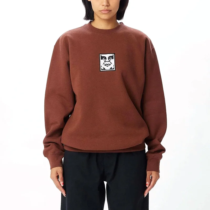 Tapered Leg Women's Wool Blend Trousers for WinterIcon Extra Heavy Crewneck
