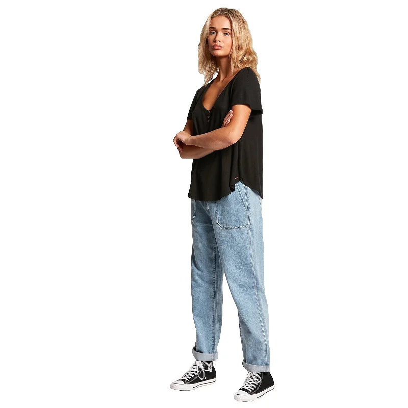 Wide - Leg Women's Chiffon Palazzo Pants for a Flowy AppealLived In Lounge Thermal S/S Tee (PS) Wide - Leg Women's Chiffon Palazzo Pants for a Flowy AppealLived In Lounge Thermal S/S Tee (PS)