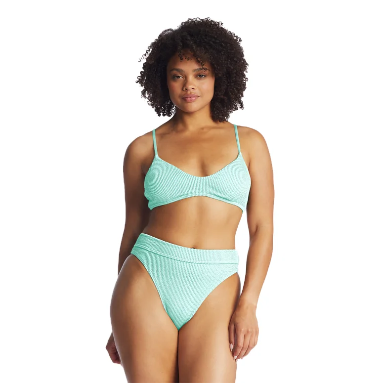 Plus Size Women's Patchwork - Design Jeans for a Unique AppearanceSummer High V-Neck Bralette Swim Top Plus Size Women's Patchwork - Design Jeans for a Unique AppearanceSummer High V-Neck Bralette Swim Top