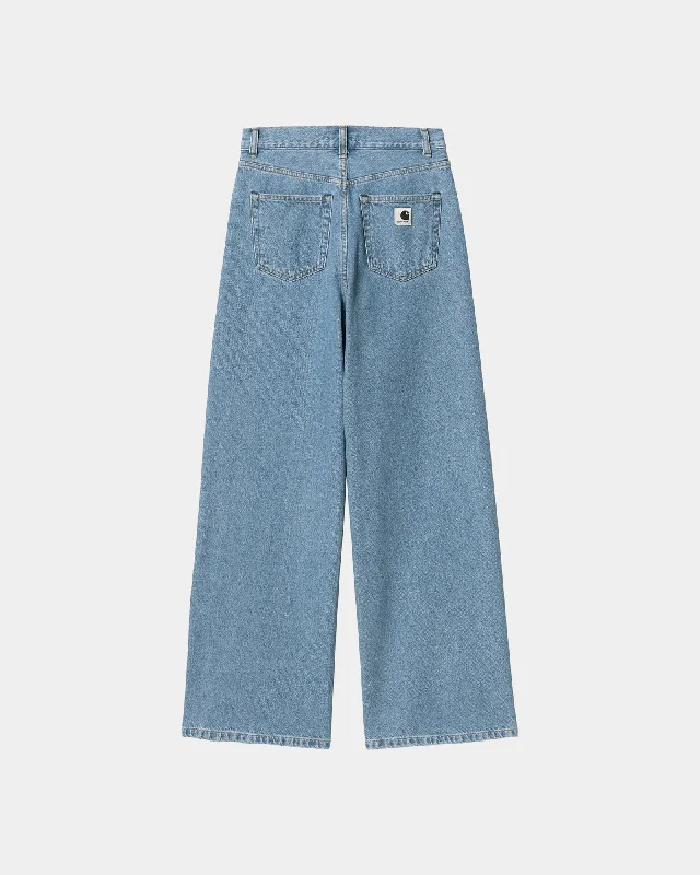 Plus Size Women's Metallic - Finish Joggers for a Stylish LoungeJane Pant | Blue ( heavy stone wash) Plus Size Women's Metallic - Finish Joggers for a Stylish LoungeJane Pant | Blue ( heavy stone wash)