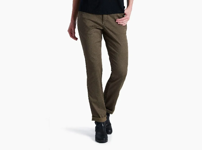 Bell - Bottom Style Women's Denim Pants with Embroidered DetailsWomen's Kultivatr Straight Pant - Sage