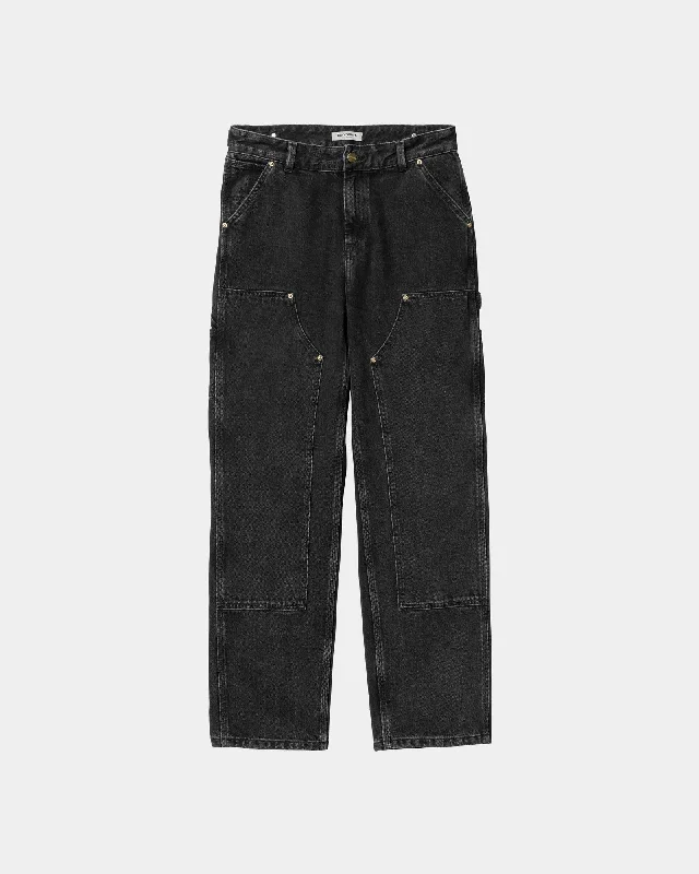 Ankle - Length Women's Printed Joggers for TravelingWomen’s Nashua Double Knee Pant | Black (stone washed) Ankle - Length Women's Printed Joggers for TravelingWomen’s Nashua Double Knee Pant | Black (stone washed)