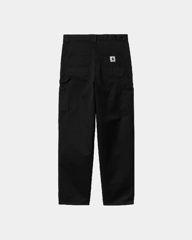 Women's Straight - Leg Linen Pants for a Breezy Summer LookWomen’s Norris Single Knee Pant | Black (garment dyed) Women's Straight - Leg Linen Pants for a Breezy Summer LookWomen’s Norris Single Knee Pant | Black (garment dyed)