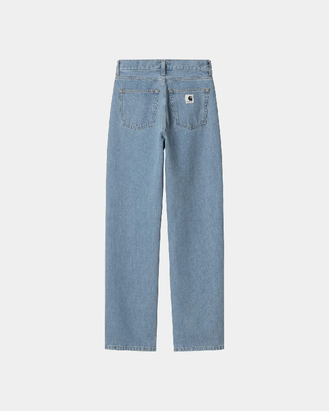 Cigarette Style Women's Printed Linen Blend Pants for Casual DaysNoxon Pant | Blue (stone bleached) Cigarette Style Women's Printed Linen Blend Pants for Casual DaysNoxon Pant | Blue (stone bleached)