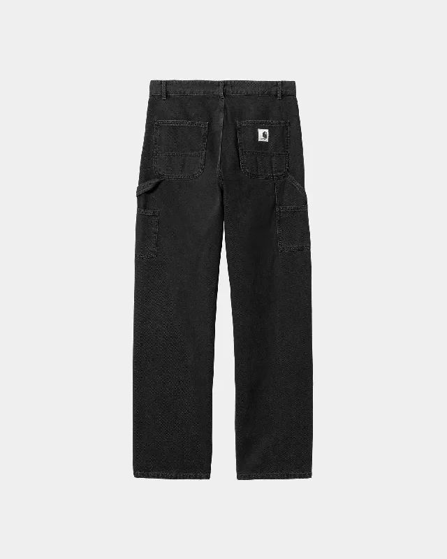 Palazzo Style Women's Printed Trousers in Bohemian PatternsPierce Pant Straight - Denim | Black (stone washed) Palazzo Style Women's Printed Trousers in Bohemian PatternsPierce Pant Straight - Denim | Black (stone washed)