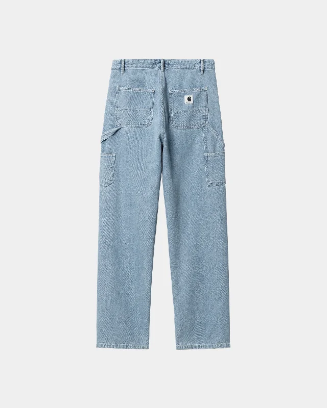 Plus Size Women's Pleated Front Dress Pants for Office WearPierce Pant Straight - Denim | Blue (stone bleached) Plus Size Women's Pleated Front Dress Pants for Office WearPierce Pant Straight - Denim | Blue (stone bleached)