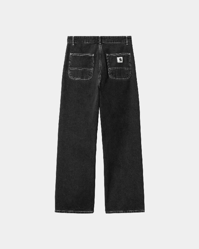 Cropped Women's Corduroy Pants in Autumn ColorsWomen’s Simple Pant | Black (stone washed) Cropped Women's Corduroy Pants in Autumn ColorsWomen’s Simple Pant | Black (stone washed)