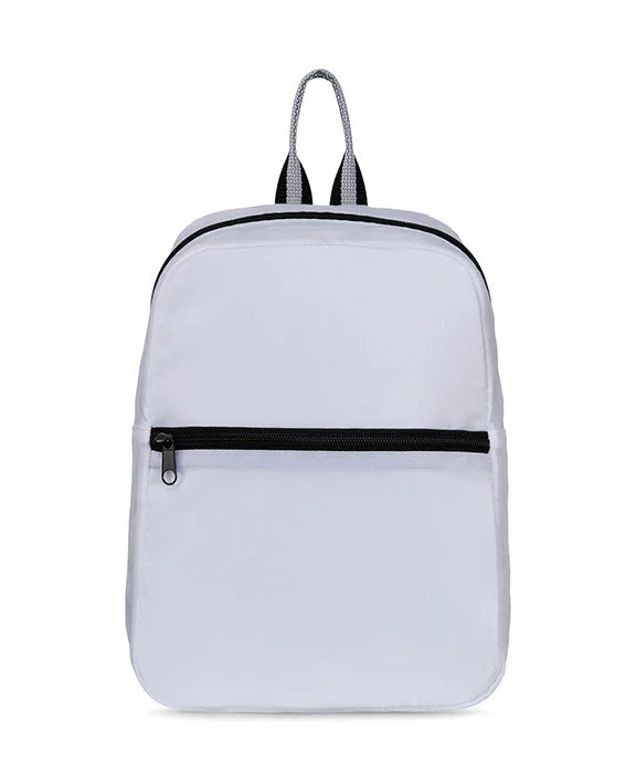 Women's cropped sweatshirt with a slogan graphic for a fun and expressive look100066 - Gemline Moto Mini Backpack | White Women's cropped sweatshirt with a slogan graphic for a fun and expressive look100066 - Gemline Moto Mini Backpack | White