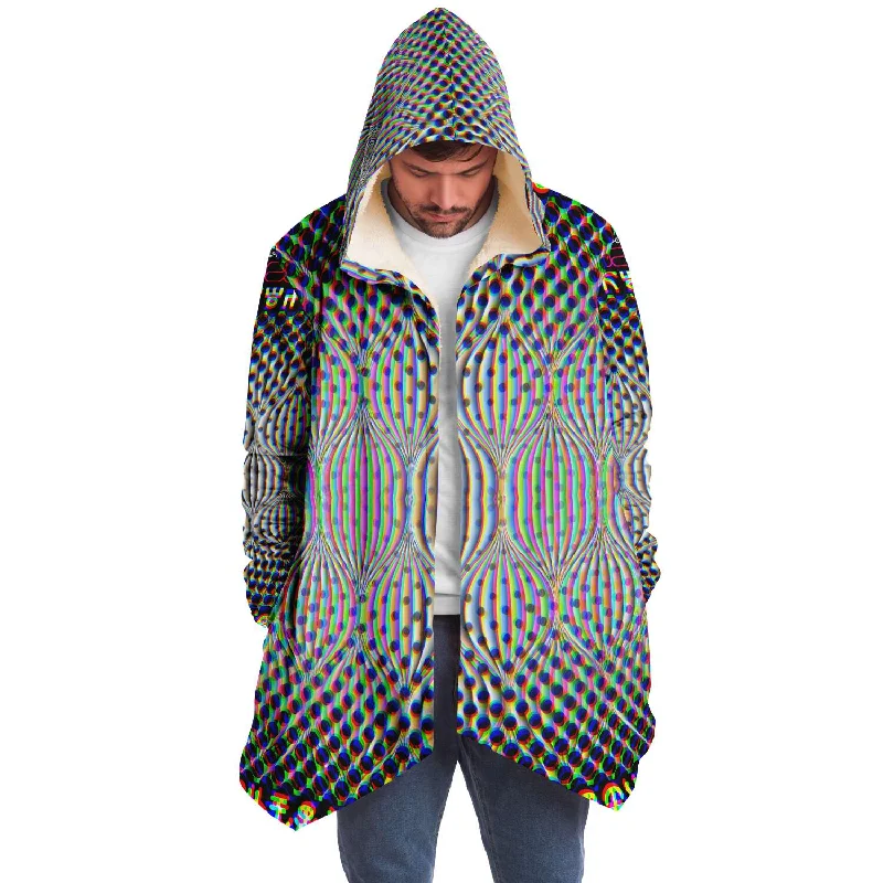 Women's color - block hoodie combining bold hues for a fashion - forward statementCodified Micro Fleece Cloak Women's color - block hoodie combining bold hues for a fashion - forward statementCodified Micro Fleece Cloak