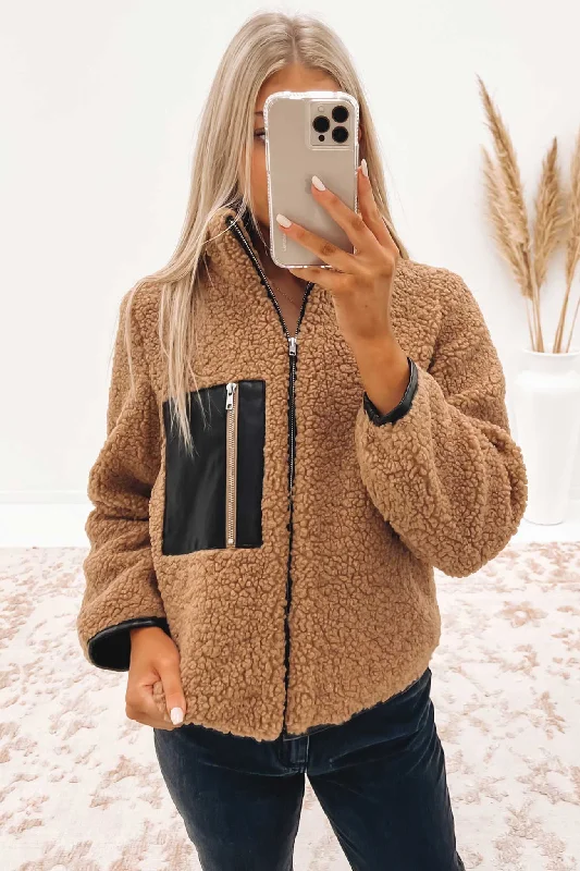 Hooded men jackets with a detachable faux - fur trim for added warmthFreya Jacket Teddy Hooded men jackets with a detachable faux - fur trim for added warmthFreya Jacket Teddy