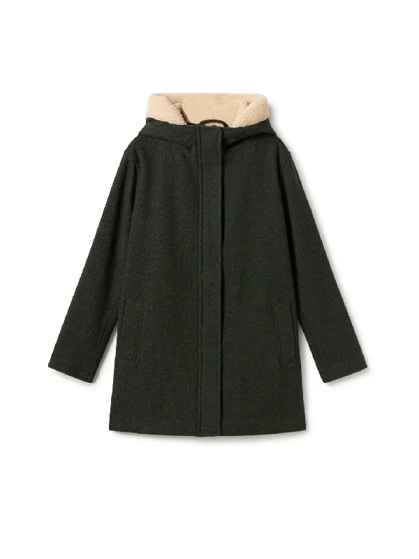 Plus - size men jackets with adjustable drawstrings for a comfortable fitKokomo - Dark Green Plus - size men jackets with adjustable drawstrings for a comfortable fitKokomo - Dark Green