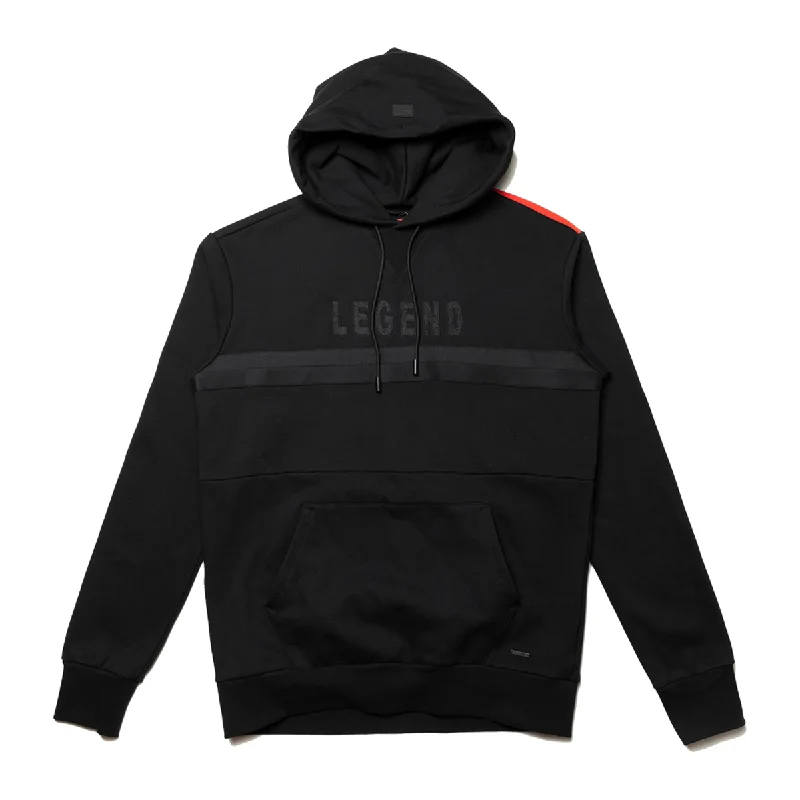 Women's graphic - printed sweatshirt featuring floral patterns for a feminine touchLegend Hoodie - Black/Black Women's graphic - printed sweatshirt featuring floral patterns for a feminine touchLegend Hoodie - Black/Black