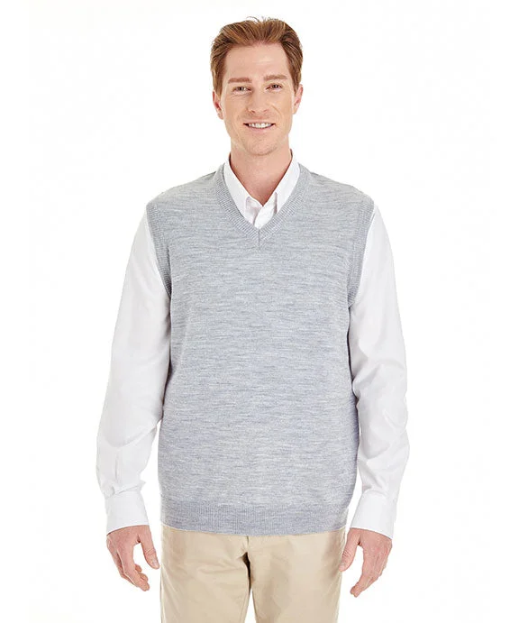 Women's long - sleeve cropped sweatshirt with ribbed cuffs for a snug fitM415 - Harriton Mens Pilbloc™ V-Neck Sweater Vest | Grey Heather Women's long - sleeve cropped sweatshirt with ribbed cuffs for a snug fitM415 - Harriton Mens Pilbloc™ V-Neck Sweater Vest | Grey Heather
