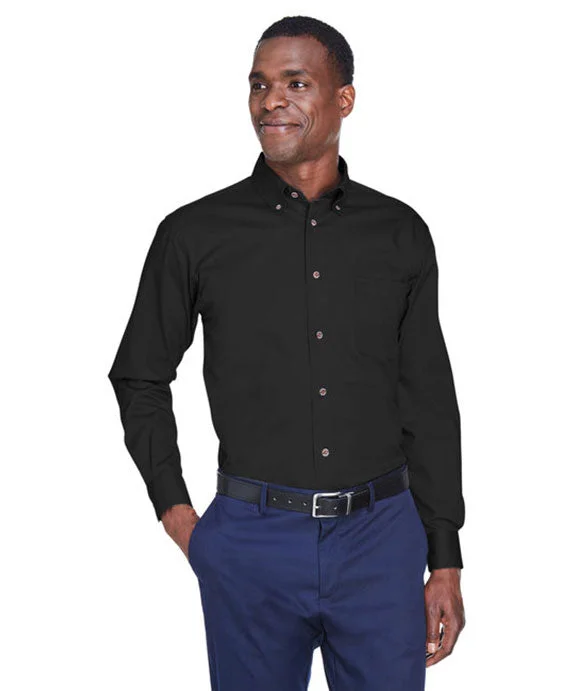 Women's hoodie with a glittery print for a glamorous and sparkly appearanceM500T - Harriton Mens Tall Easy Blend™ Long-Sleeve Twill Shirt with Stain-Release | Black Women's hoodie with a glittery print for a glamorous and sparkly appearanceM500T - Harriton Mens Tall Easy Blend™ Long-Sleeve Twill Shirt with Stain-Release | Black