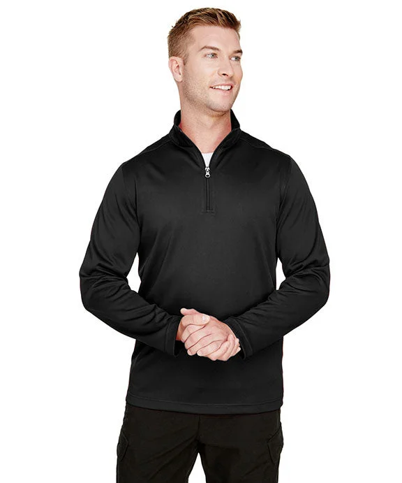 Women's cropped sweatshirt with a slogan graphic for a fun and expressive lookM748 - Harriton Mens Advantage Snag Protection Plus Quarter-Zip | Black Women's cropped sweatshirt with a slogan graphic for a fun and expressive lookM748 - Harriton Mens Advantage Snag Protection Plus Quarter-Zip | Black