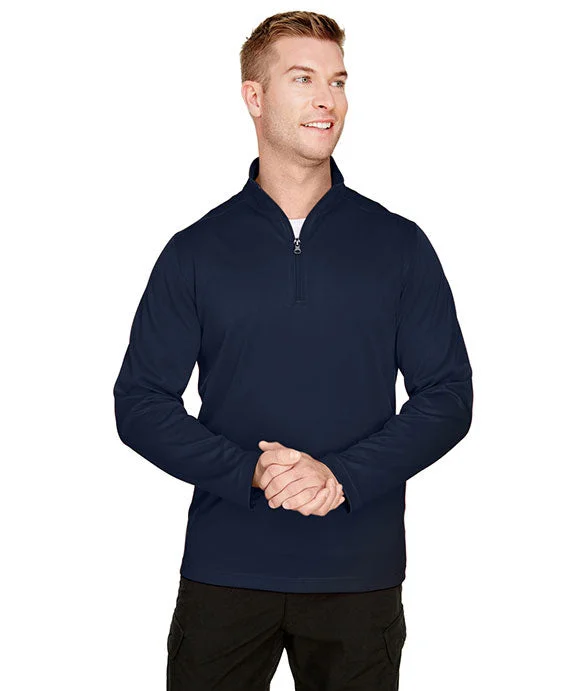 Women's color - block hoodie combining bold hues for a fashion - forward statementM748 - Harriton Mens Advantage Snag Protection Plus Quarter-Zip | Dark Navy Women's color - block hoodie combining bold hues for a fashion - forward statementM748 - Harriton Mens Advantage Snag Protection Plus Quarter-Zip | Dark Navy