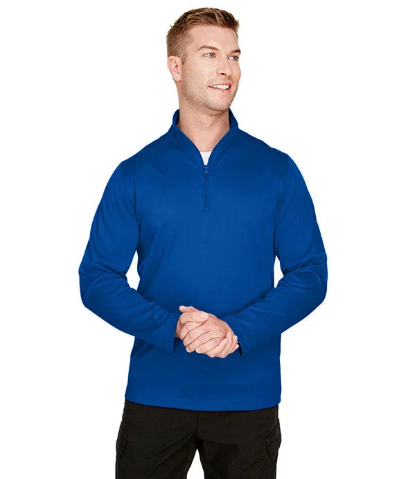 Women's zip - front sweatshirt with contrast stitching for a sporty aestheticM748 - Harriton Mens Advantage Snag Protection Plus Quarter-Zip | True Royal Women's zip - front sweatshirt with contrast stitching for a sporty aestheticM748 - Harriton Mens Advantage Snag Protection Plus Quarter-Zip | True Royal