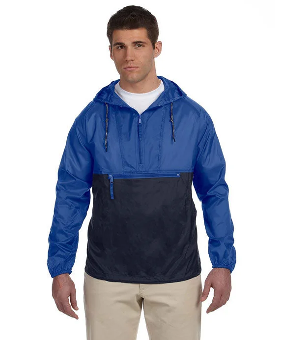 Women's pullover hoodie with a side slit for a modern and relaxed fitM750 - Harriton Adult Packable Nylon Jacket | Royal/Navy Women's pullover hoodie with a side slit for a modern and relaxed fitM750 - Harriton Adult Packable Nylon Jacket | Royal/Navy