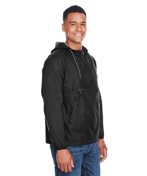 Women's cropped sweatshirt with a lace - trimmed hem for a romantic lookM750 - Harriton Adult Packable Nylon Jacket Women's cropped sweatshirt with a lace - trimmed hem for a romantic lookM750 - Harriton Adult Packable Nylon Jacket