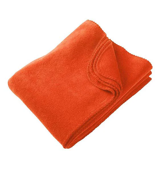 Women's crew - neck sweatshirt in a heather gray shade for a classic and versatile optionM999 - Harriton Fleece Blanket | Orange