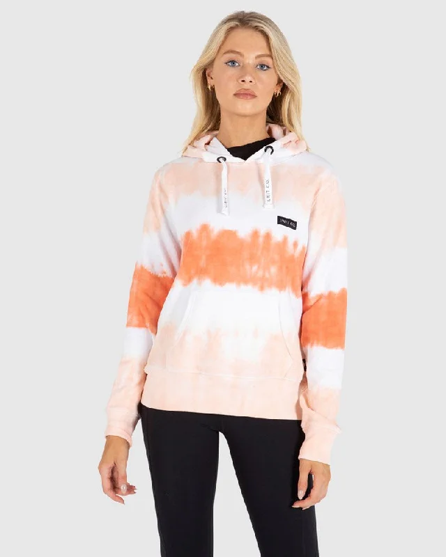 Women's tie - dye hoodie in bright colors for a retro and eye - catching styleUnit Miami Ladies Hoodie Women's tie - dye hoodie in bright colors for a retro and eye - catching styleUnit Miami Ladies Hoodie