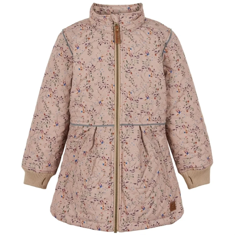 Men jackets with a built - in hood that can be stowed away when not in useMikk-Line Thermo Jacket Long AOP Nougat Men jackets with a built - in hood that can be stowed away when not in useMikk-Line Thermo Jacket Long AOP Nougat