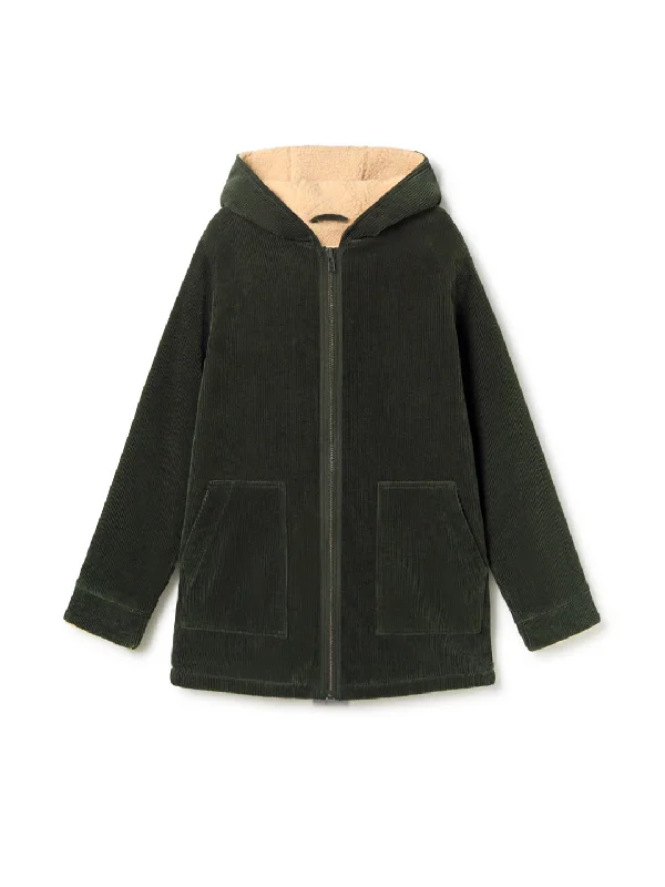 Men jackets with a hidden interior pocket for secure storagePercy - Dark Green