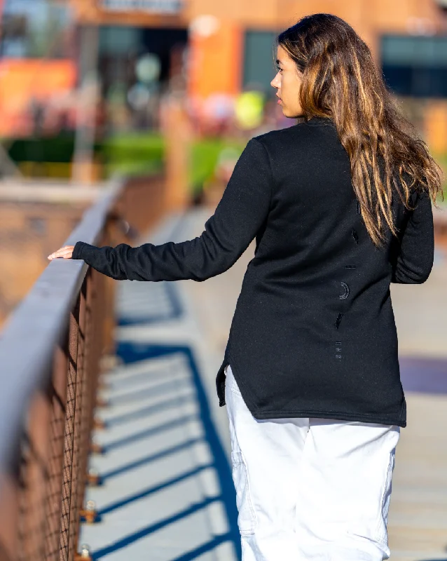Women's quarter - zip sweatshirt made of organic cotton for eco - conscious fashionIDENTITY Women's quarter - zip sweatshirt made of organic cotton for eco - conscious fashionIDENTITY