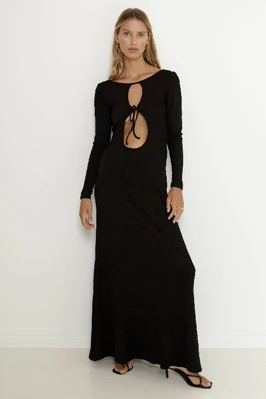 Mini Women Dress with a Short Hem for a Young and Trendy StyleSNDYS Tallulah Maxi Dress Black