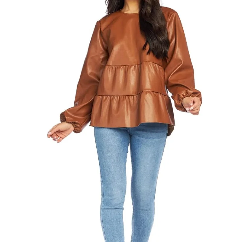 Men jackets with a media - friendly pocket for easy access to gadgetsStylish Leather Shirts For Women In Brown Men jackets with a media - friendly pocket for easy access to gadgetsStylish Leather Shirts For Women In Brown