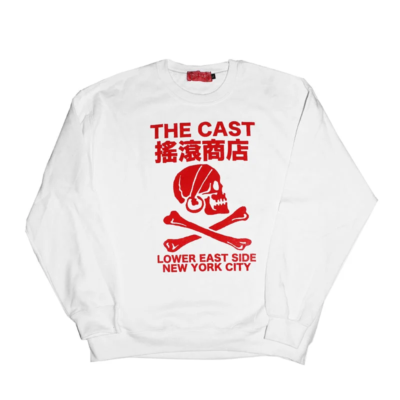 Women's pullover hoodie with a side slit for a modern and relaxed fitThe Cast Crewneck - (2 COLORS) Women's pullover hoodie with a side slit for a modern and relaxed fitThe Cast Crewneck - (2 COLORS)