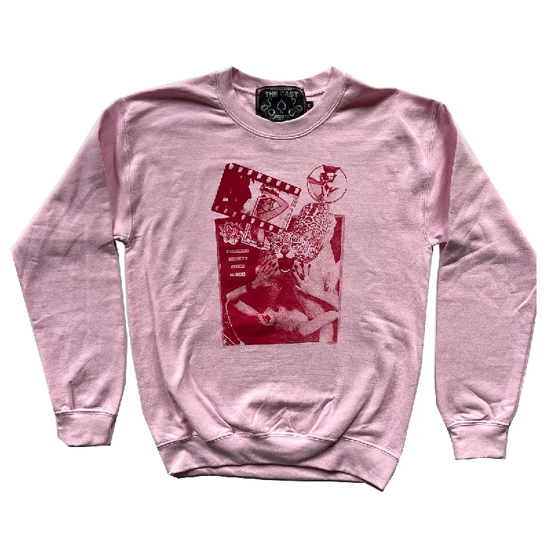 Women's tie - dye hoodie in bright colors for a retro and eye - catching styleToo Much Crewneck Women's tie - dye hoodie in bright colors for a retro and eye - catching styleToo Much Crewneck