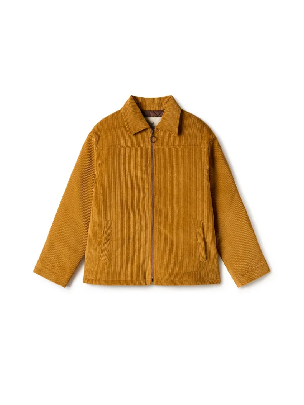 Stretch - fabric men jackets for unrestricted movement during workoutsViwa - Golden Brown Stretch - fabric men jackets for unrestricted movement during workoutsViwa - Golden Brown