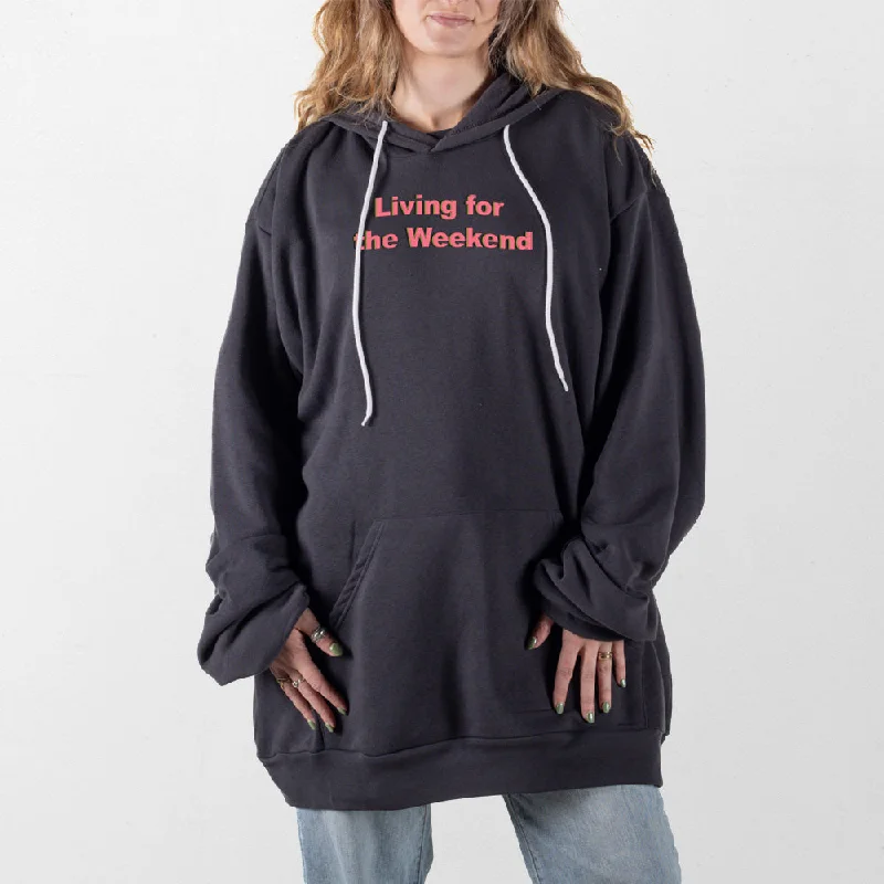 Women's graphic - printed sweatshirt featuring floral patterns for a feminine touchWeekend Giant Hoodie Women's graphic - printed sweatshirt featuring floral patterns for a feminine touchWeekend Giant Hoodie
