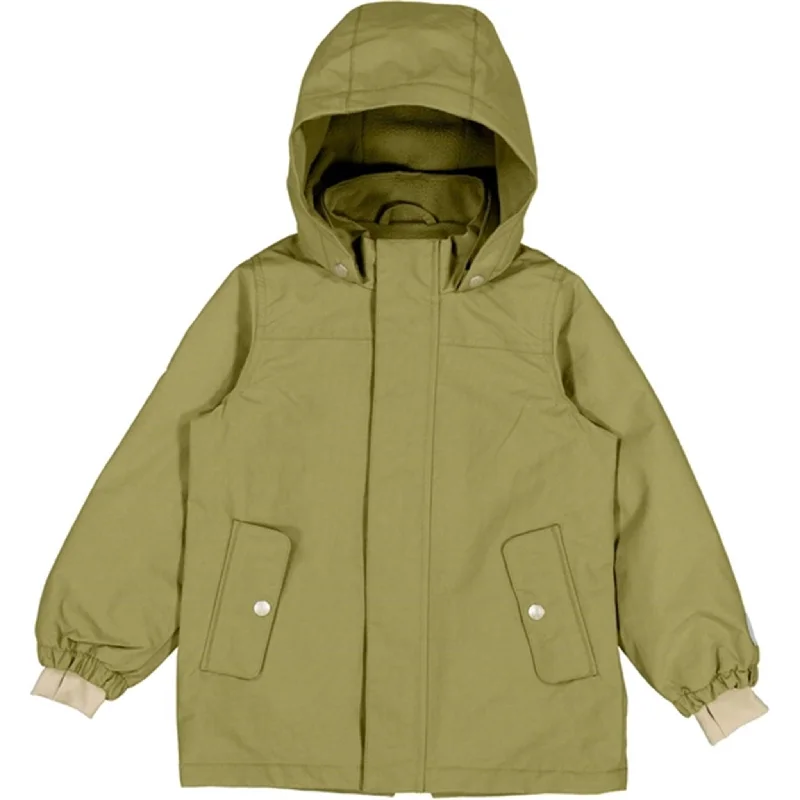 Embroidered men jackets with intricate floral designs for a unique aestheticWheat Jacket w. Fleece Karl Tech Heather Green Embroidered men jackets with intricate floral designs for a unique aestheticWheat Jacket w. Fleece Karl Tech Heather Green