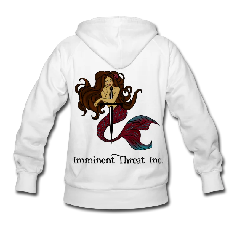 Women's hoodie with a detachable hood for customizable stylingWomen's Mermaid Hoodie