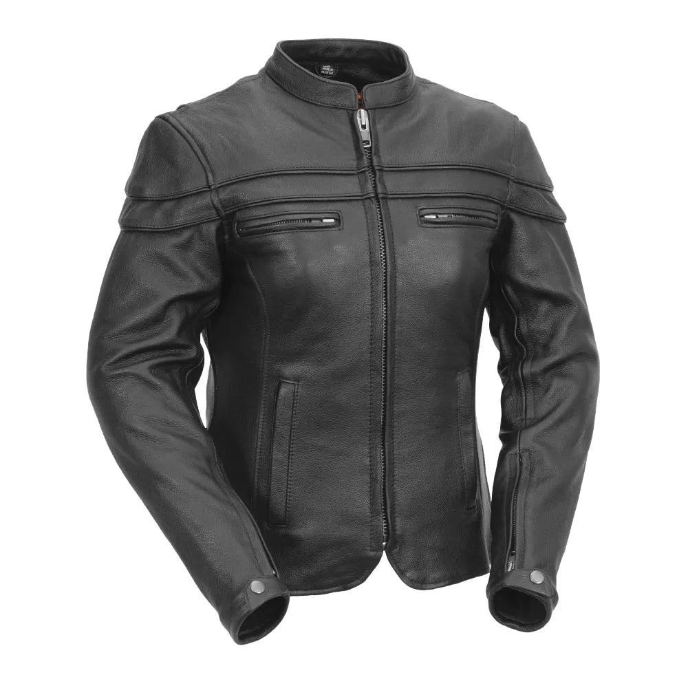 Waterproof men jackets with taped seams for heavy rain protectionMaiden - Women's Motorcycle Leather Jacket Waterproof men jackets with taped seams for heavy rain protectionMaiden - Women's Motorcycle Leather Jacket