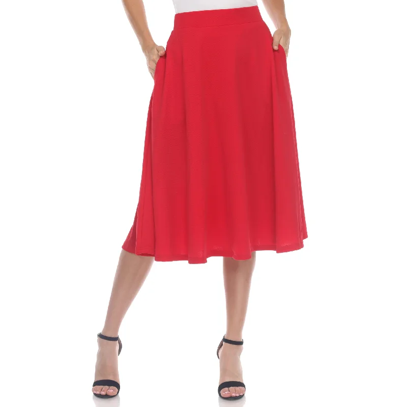 Empire Waist Women Dress to Accentuate the Bust and Conceal the Waist Empire Waist Women Dress to Accentuate the Bust and Conceal the Waist Flared Midi Skirt with pockets Empire Waist Women Dress to Accentuate the Bust and Conceal the Waist Empire Waist Women Dress to Accentuate the Bust and Conceal the Waist Flared Midi Skirt with pockets