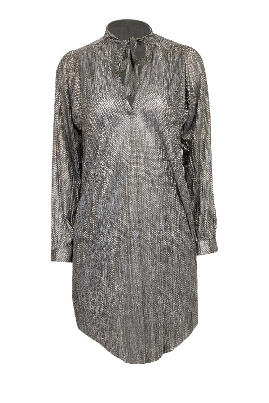 Strapless Women Dress with a Built - in Bra for Comfort and Support Strapless Women Dress with a Built - in Bra for Comfort and Support Sabina Musayev - Grey & Gold Metallic Long Sleeve Neck Tie Dress Sz XSP Strapless Women Dress with a Built - in Bra for Comfort and Support Strapless Women Dress with a Built - in Bra for Comfort and Support Sabina Musayev - Grey & Gold Metallic Long Sleeve Neck Tie Dress Sz XSP