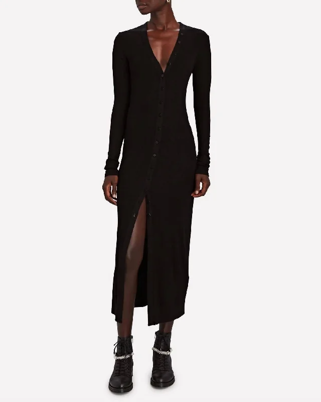 Halter Neck Women Dress to Show Off the Shoulders and Neckline Halter Neck Women Dress to Show Off the Shoulders and Neckline Silk Rib L/s Cardigan Midi In Black Halter Neck Women Dress to Show Off the Shoulders and Neckline Halter Neck Women Dress to Show Off the Shoulders and Neckline Silk Rib L/s Cardigan Midi In Black