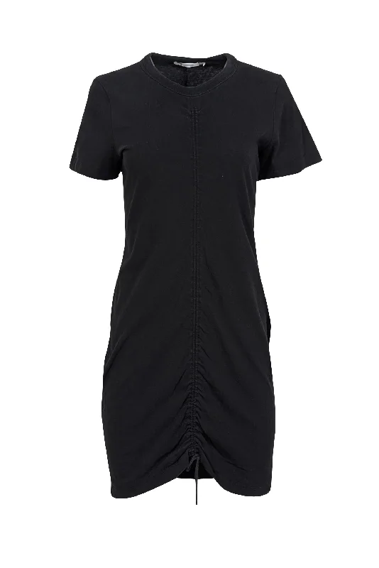 Lace - Embellished Women Dress for an Elegant and Sophisticated Appearance Lace - Embellished Women Dress for an Elegant and Sophisticated Appearance T by Alexander Wang - Black Ruched Front Shirtdress Sz S Lace - Embellished Women Dress for an Elegant and Sophisticated Appearance Lace - Embellished Women Dress for an Elegant and Sophisticated Appearance T by Alexander Wang - Black Ruched Front Shirtdress Sz S