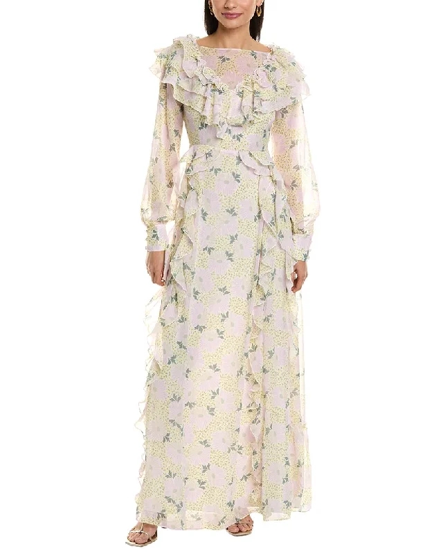 Ruffled Women Dress with Multiple Layers for a Playful and Girly Style Ruffled Women Dress with Multiple Layers for a Playful and Girly Style Ted Baker Frilled Maxi Dress